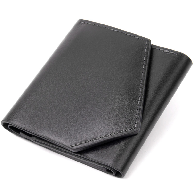 Портмоне кишенькове Grande Pelle Чорне