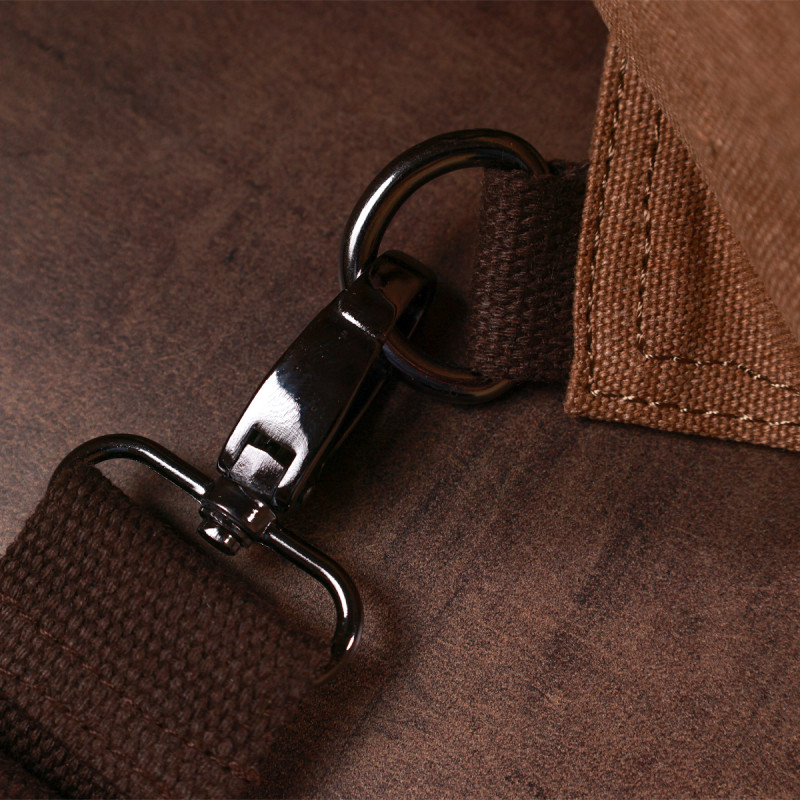 Практичная мужская сумка через плечо Vintage Коричневый