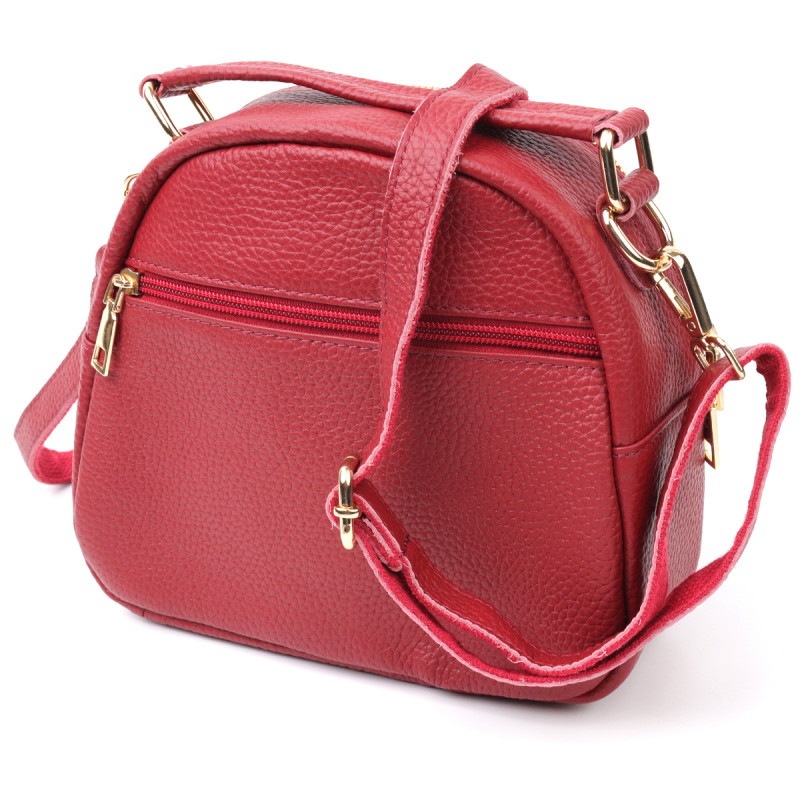 Стильная женская сумка Vintage Красная