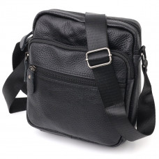 Сумка чоловіча Vintage шкіряна Чорний