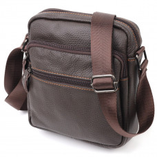 Сумка чоловіча Vintage шкіряна Коричневий