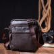 Сумка чоловіча Vintage шкіряна Коричневий