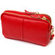 Стильный женский клатч на два отделения из натуральной кожи Vintage Красный