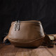Женская сумка через плечо из натуральной кожи Vintage Бежевая