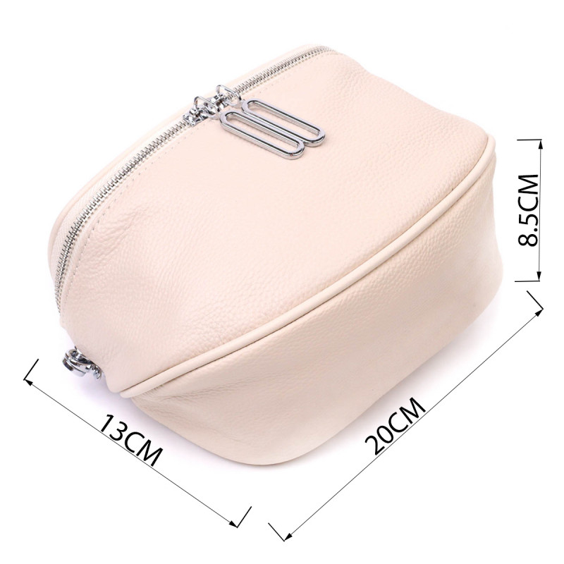 Современная женская сумка через плечо из натуральной кожи Vintage Белая