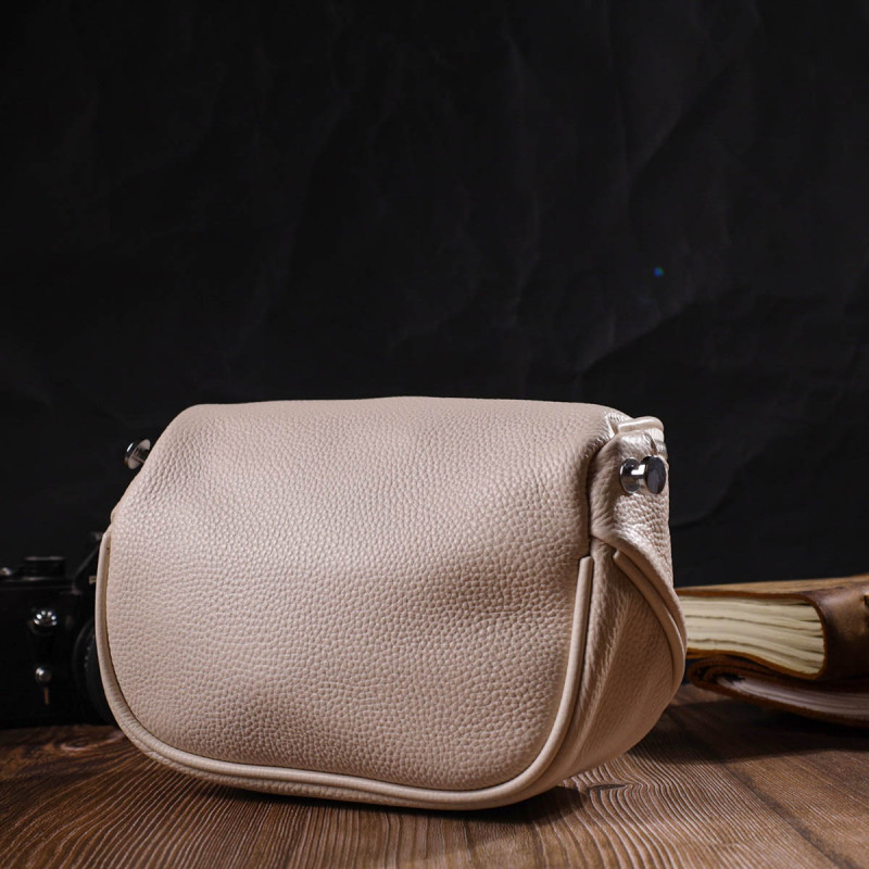 Современная женская сумка через плечо из натуральной кожи Vintage Белая