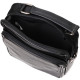 Практичний чоловічий месенджер із натуральної шкіри Vintage Чорний