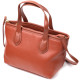 Сумка женская с двумя ручками из натуральной кожи Vintage Коричневая