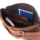 Стильний портфель у вінтажному стилі з натуральної шкіри Vintage Коричневий
