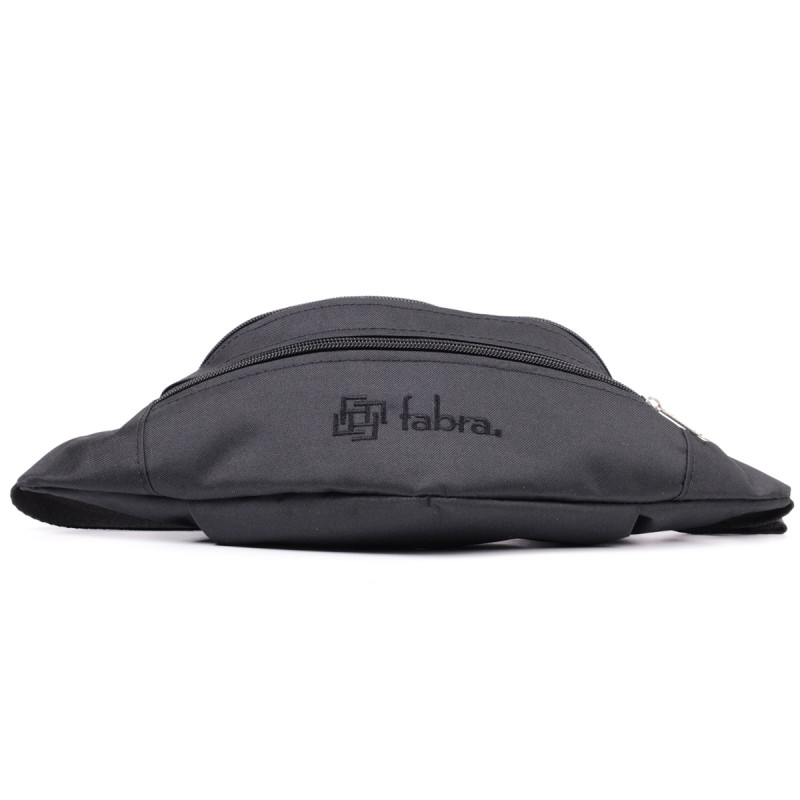 Текстильная поясная сумка для города поездок и повседневного использования FABRA Черная