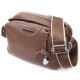 Модна сумка на кожен день із двома відділеннями з натуральної шкіри Vintage Коричневий
