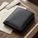 Жіночий шкіряний гаманець для карток купюр та монет ST Leather Чорний