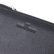 Красивый клатч унисекс на одно отделение из натуральной кожи ST Leather Черный