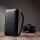 Красивый клатч унисекс на одно отделение из натуральной кожи ST Leather Черный
