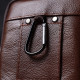 Сумка для мужчин на два отделения из натуральной кожи Vintage Коричневый