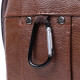 Сумка для мужчин на два отделения из натуральной кожи Vintage Коричневый