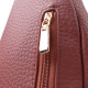 Стильная женская сумка с одной лямкой через плечо из крупнозернистой экокожи Vintage Бордовый