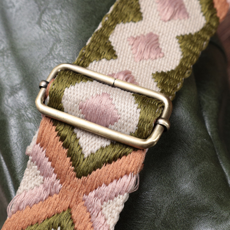 Красивая сумка через плечо в модном цвете из экокожи Vintage Зеленый