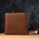 Практичный кошелек для мужчин из натуральной кожи Vintage Коричневый