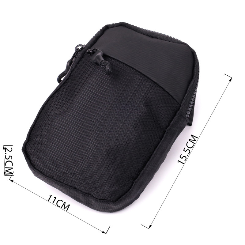 Слінг сумка для подорожей із якісного текстилю Vintage Чорний