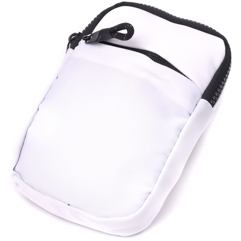 Стильна слінг сумка для подорожей із якісного текстилю Vintage Білий