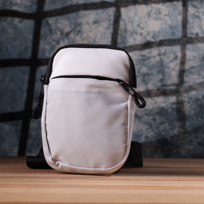 Стильна слінг сумка для подорожей із якісного текстилю Vintage Білий