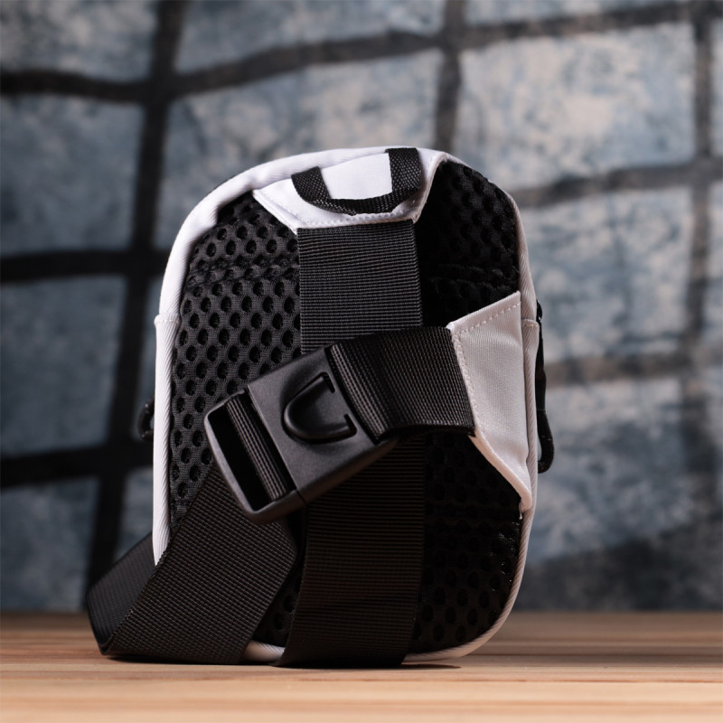 Стильна слінг сумка для подорожей із якісного текстилю Vintage Білий