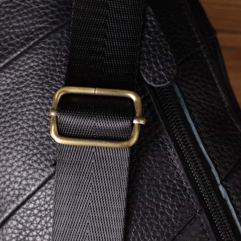 Сумка через плечо из натуральной кожи Vintage Черный