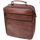 Сумка для чоловіків з ручкою для перенесення в руці з натуральної шкіри Vintage Коричневий