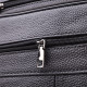 Сумка мужская с ручкой для переноса в руке из натуральной кожи Vintage Черный