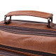 Сумка мужская с ручкой для переноса в руке из натуральной кожи Vintage Светло-коричневый