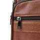 Сумка мужская с ручкой для переноса в руке из натуральной кожи Vintage Светло-коричневый