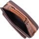 Сумка мужская с ручкой для переноса в руке из натуральной кожи Vintage Светло-коричневый