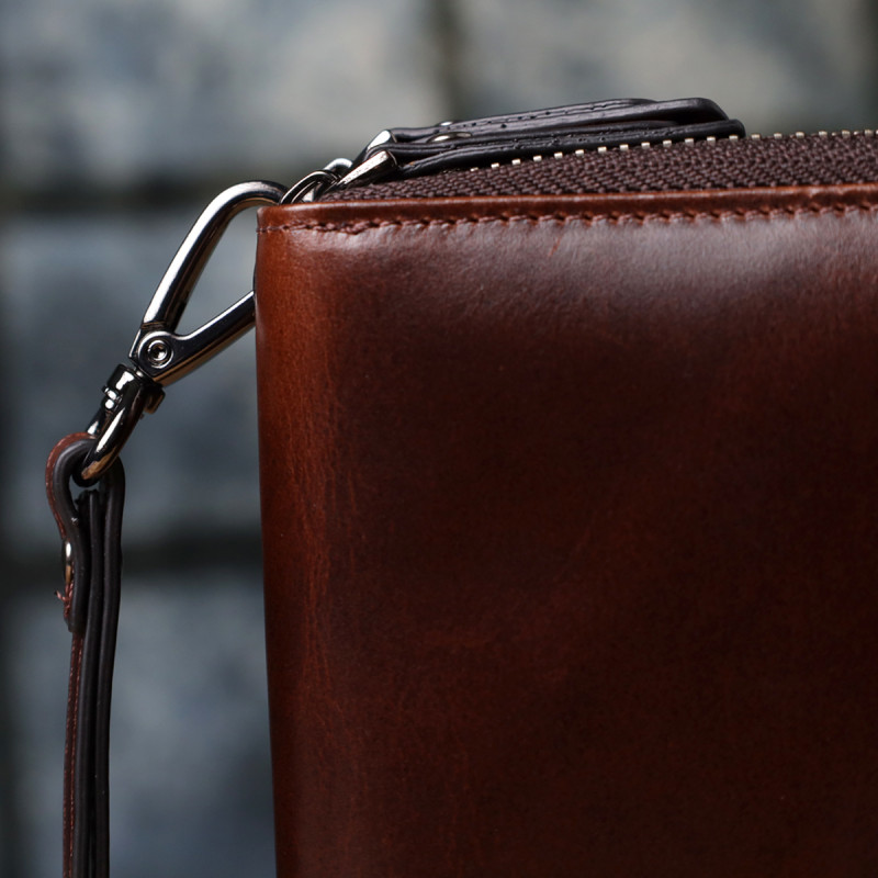 Мужской клатч из натуральной кожи Vintage Коричневый