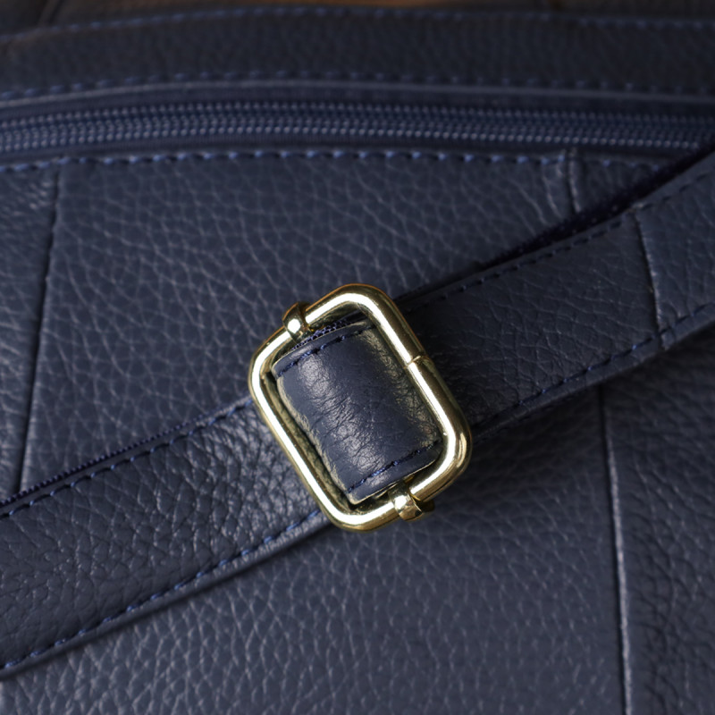 Сумка из натуральной кожи для женщин Vintage Синий