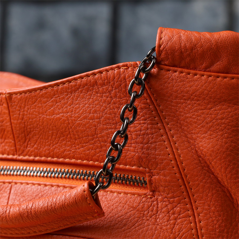 Сумка для женщин из натуральной кожи Vintage Оранжевый