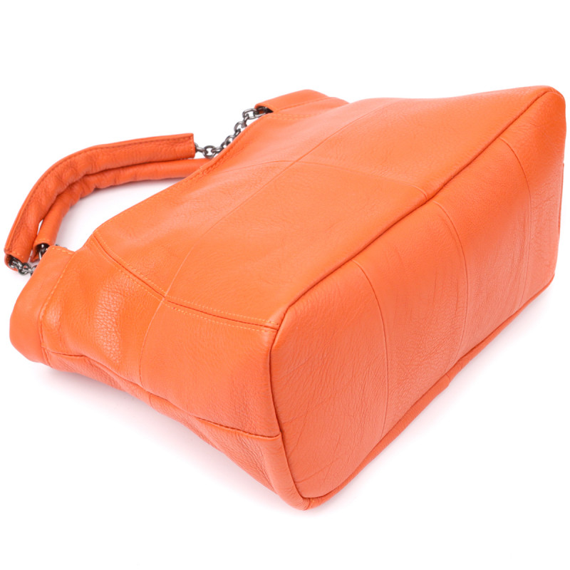 Сумка для женщин из натуральной кожи Vintage Оранжевый