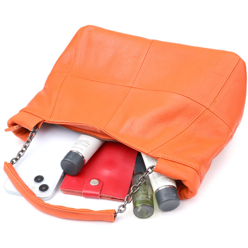 Сумка для женщин из натуральной кожи Vintage Оранжевый