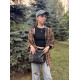 Небольшая женская сумка с двумя ремешками из натуральной кожи Vintage Черный
