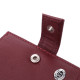 Компактный женский кошелек из натуральной кожи ST Leather Бордовый