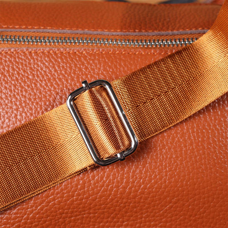 Напівкругла сумка для жінок з натуральної шкіри Vintage Коричневий