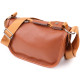 Напівкругла сумка для жінок з натуральної шкіри Vintage Коричневий