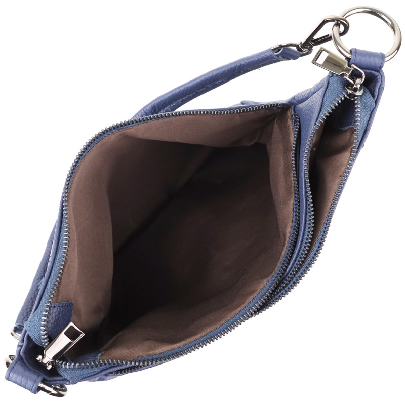 Сумка для женщин на два отделения из натуральной кожи Vintage Синий