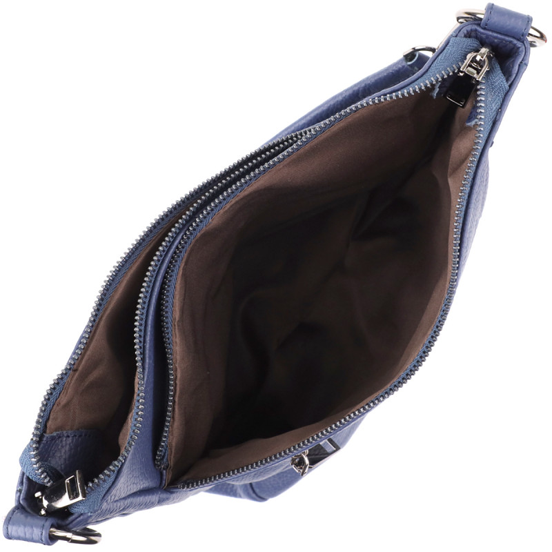 Сумка для женщин на два отделения из натуральной кожи Vintage Синий