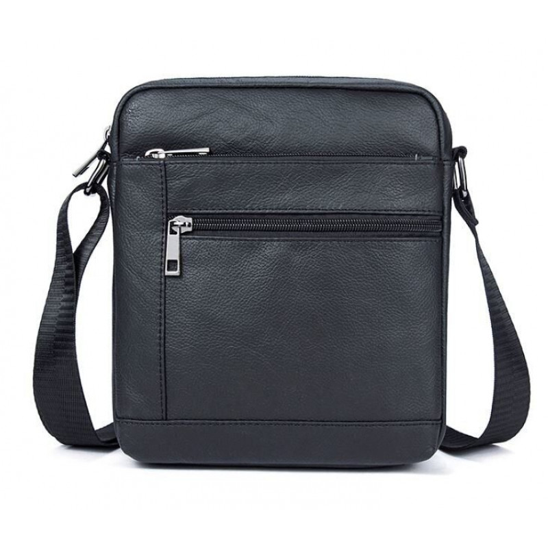 Сумка чоловіча флотар Vintage Чорна