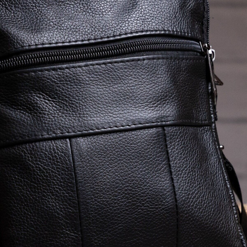 Сумка чоловіча флотар Vintage Чорна