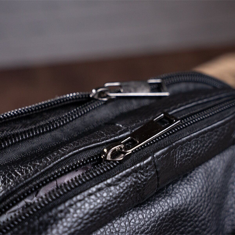 Сумка чоловіча флотар Vintage Чорна