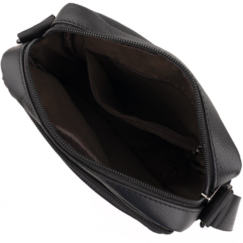 Сумка чоловіча флотар Vintage Чорна