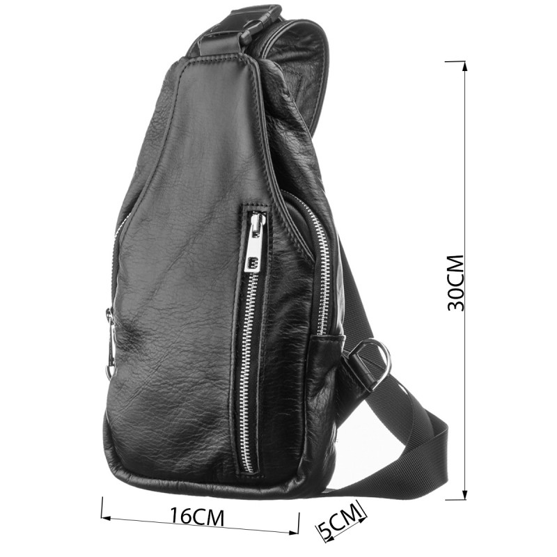 Сумка мужская SHVIGEL Черная