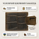 Мужской бумажник для карт купюр и документов Vintage Коричневый